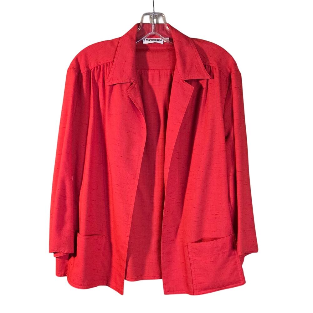 Personal 16 Red Open Blazer/Topper [050]
